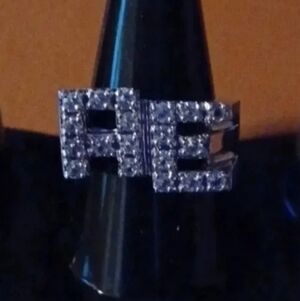 Gold plated men's ring